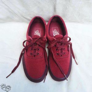 Burgundy Vans
